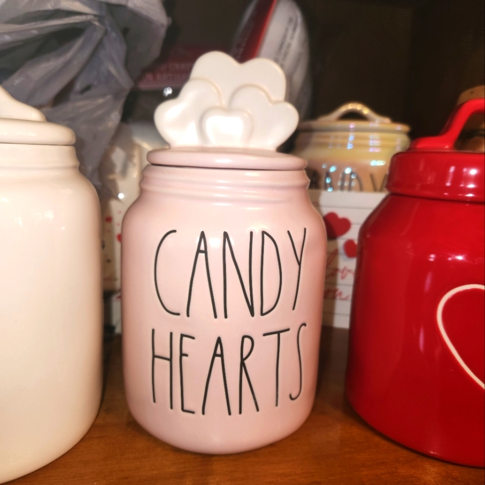 Rae Dunn CANDY HEARTS baby canister